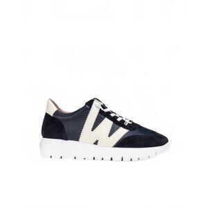 NEW WONDERS women's trend sneaker in black w/white